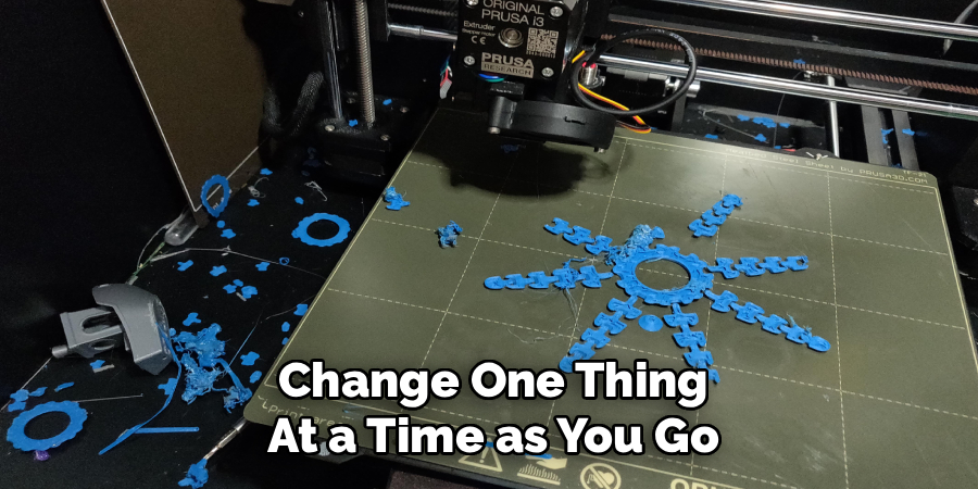 Change One Thing
At a Time as You Go