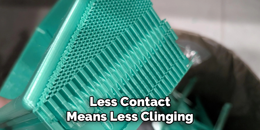 Less Contact Means Less Clinging