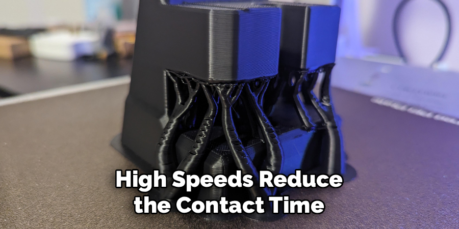 High Speeds Reduce the Contact Time