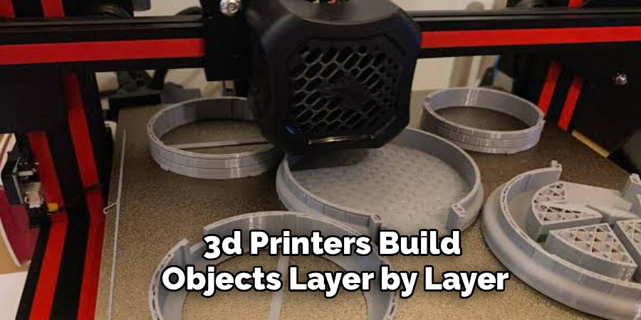 3d Printers Build
 Objects Layer by Layer