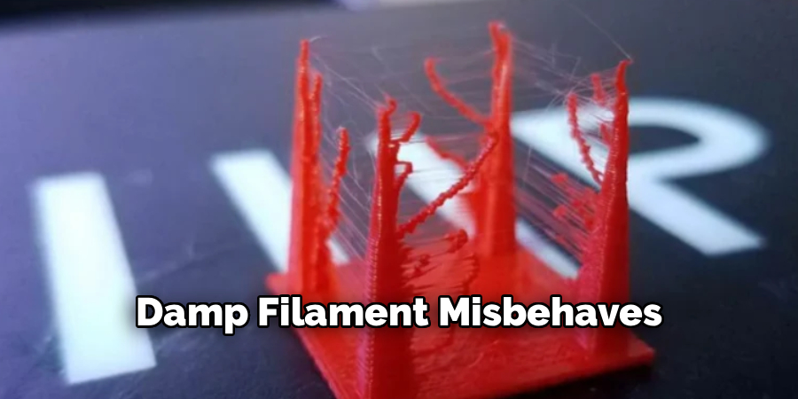 Damp Filament Misbehaves