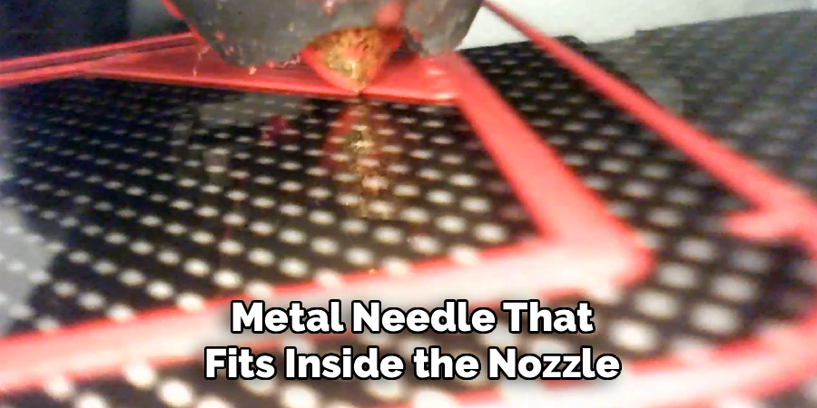Metal Needle That Fits Inside the Nozzle