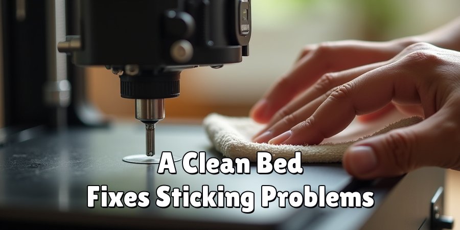 A Clean Bed Fixes Sticking Problems