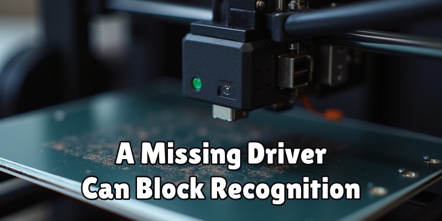 A Missing Driver Can Block Recognition