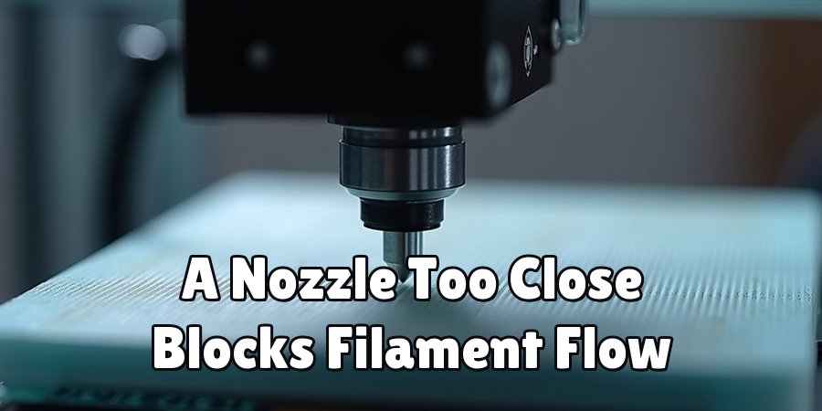 A Nozzle Too Close Blocks Filament Flow