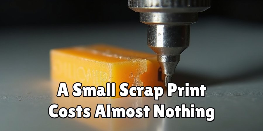 A Small Scrap Print Costs Almost Nothing