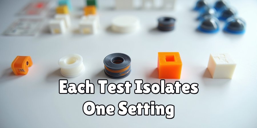 Each Test Isolates One Setting