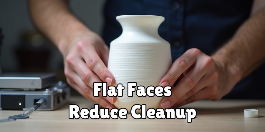 Flat Faces Reduce Cleanup