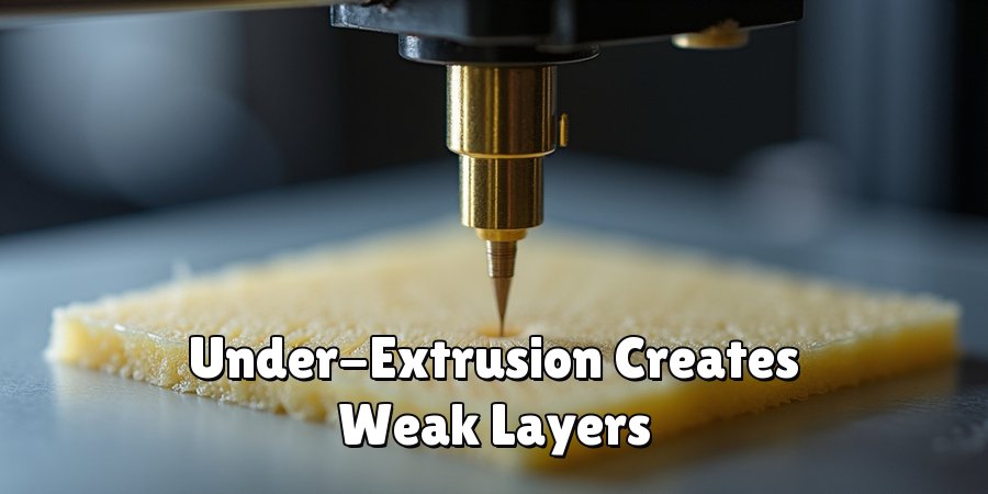 Under-Extrusion Creates Weak Layers